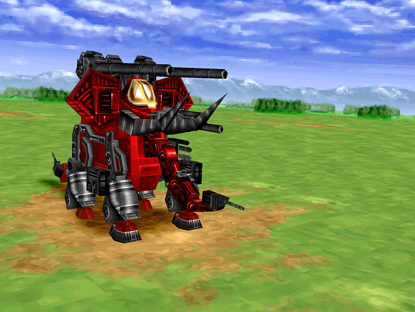 旧ゾイド レッドホーン メカ生体版 特殊専用強化パーツ B TYPE仕様 完品